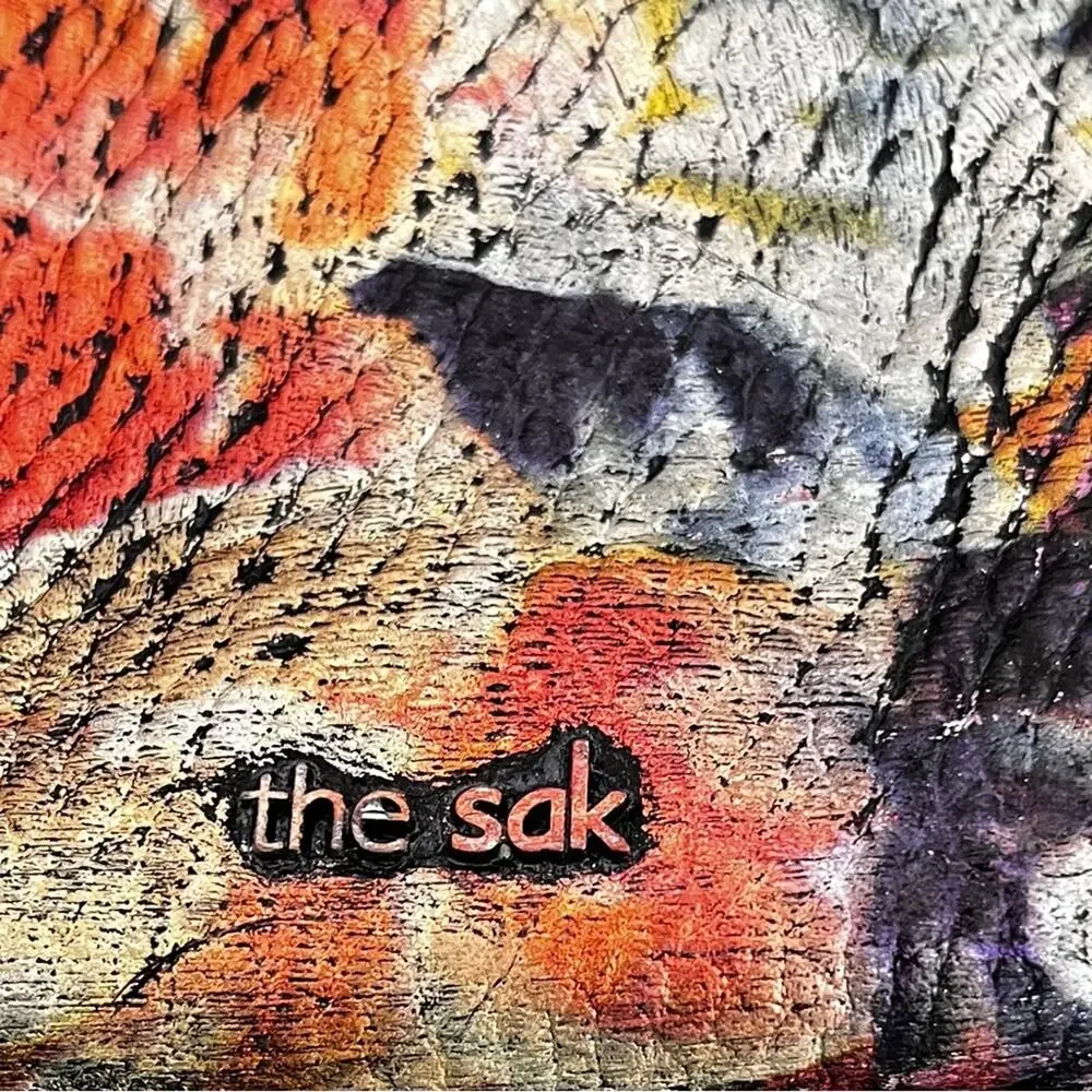 Unique custom Floral foil The Sak Loyola mini backpack shoulder bag